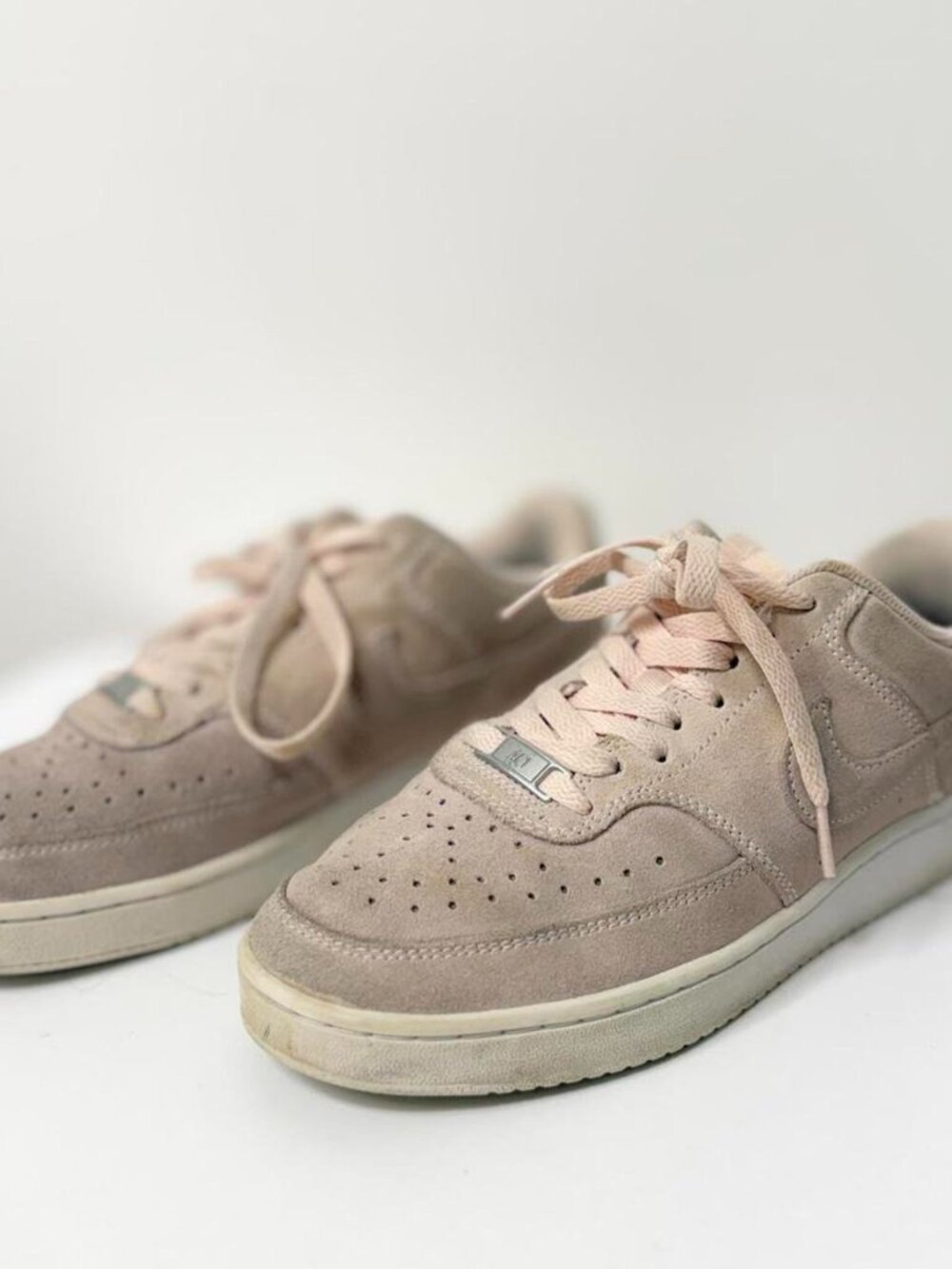 light pink Court Vision Low sneaker shoes
